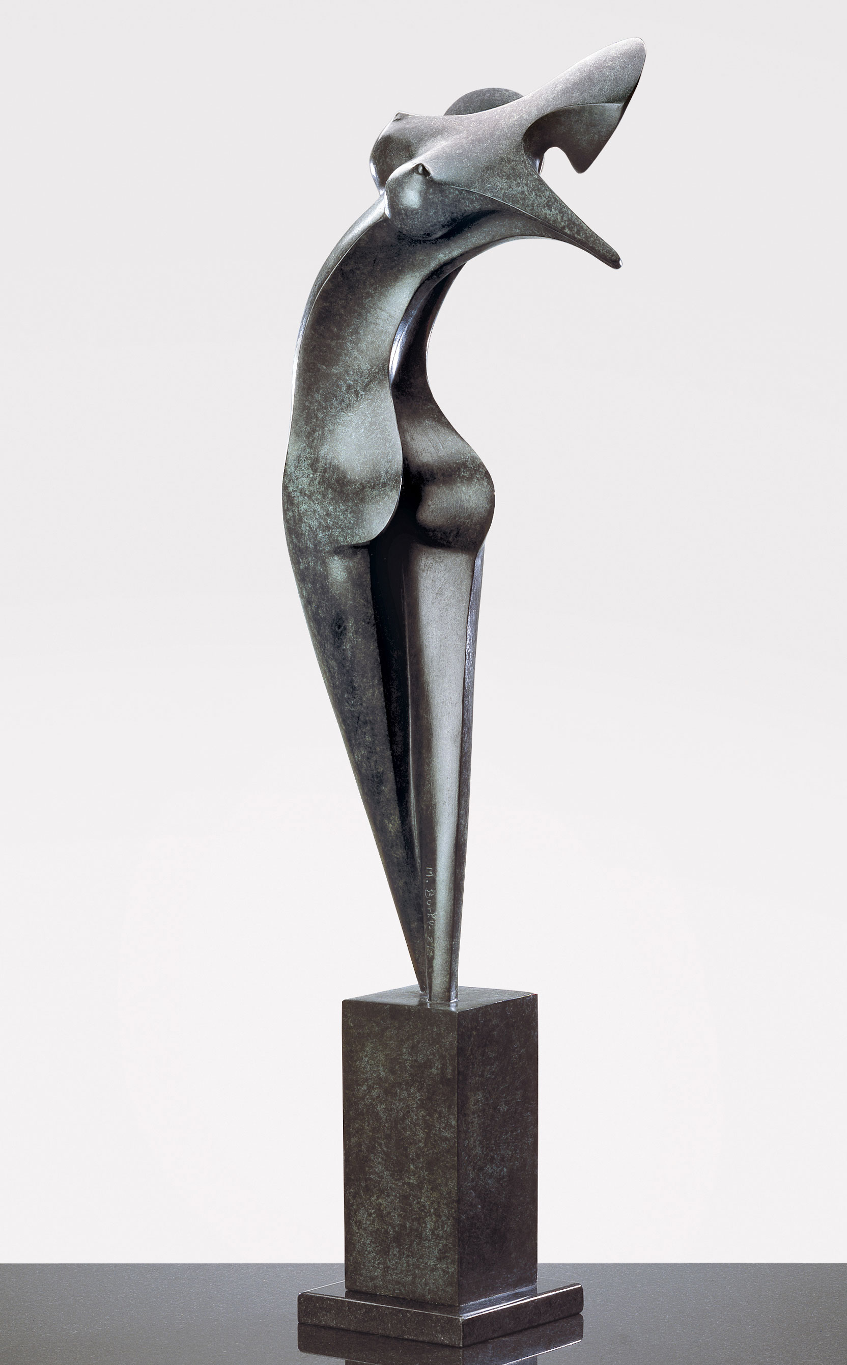 Nina, sculpture bronze de Marion Bürklé
